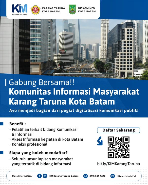 Karang Taruna Kota Batam Ajak Generasi Muda Bergabung dalam KIM
