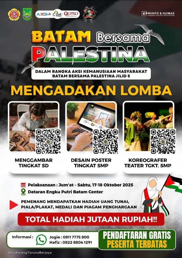 Karang Taruna Batam Galang Solidaritas Dukung Rakyat Palestina, Gelar Berbagai Lomba Berhadiah Jutaan