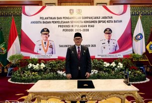 Ketua Karang Taruna Kota Batam Zul Arif Dilantik Jadi Anggota BPSK oleh Gubernur, Tegaskan Penyelesaian Konflik Konsumen