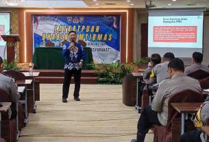 Ketua Karang Taruna Kota Batam Jadi Narasumber, Beri Pelatihan Peningkatan Kemampuan Bhabinkamtibmas Polresta Barelang