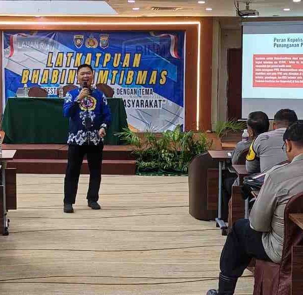 Ketua Karang Taruna Kota Batam Jadi Narasumber, Beri Pelatihan Peningkatan Kemampuan Bhabinkamtibmas Polresta Barelang