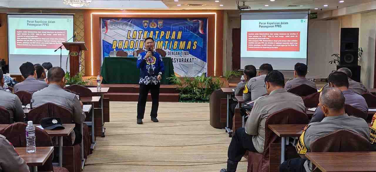 Ketua Karang Taruna Kota Batam Jadi Narasumber, Beri Pelatihan Peningkatan Kemampuan Bhabinkamtibmas Polresta Barelang
